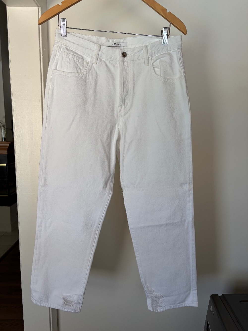 J Brand white pants
